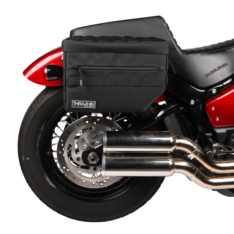 Thrashin Supply Escape 18L Juego de alforjas para motocicleta tipo throw-over
