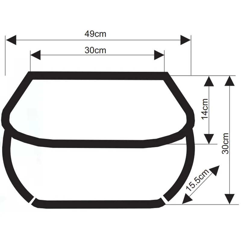 Longride Modelo 145 Juego de alforjas para motocicleta Click-On 38L