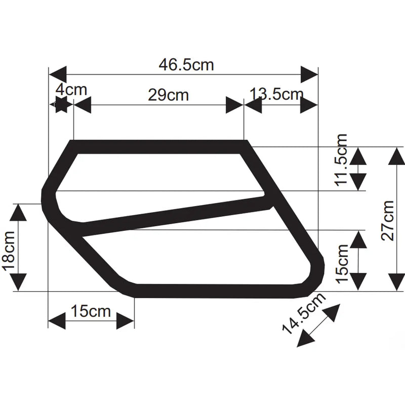 Longride Modelo 149 Juego de alforjas para motocicleta Click-On 27L
