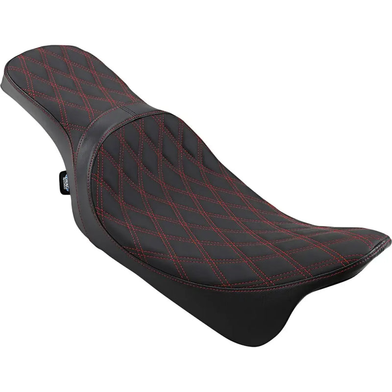 Drag Specialties Asiento Predator 2-Up para Harley