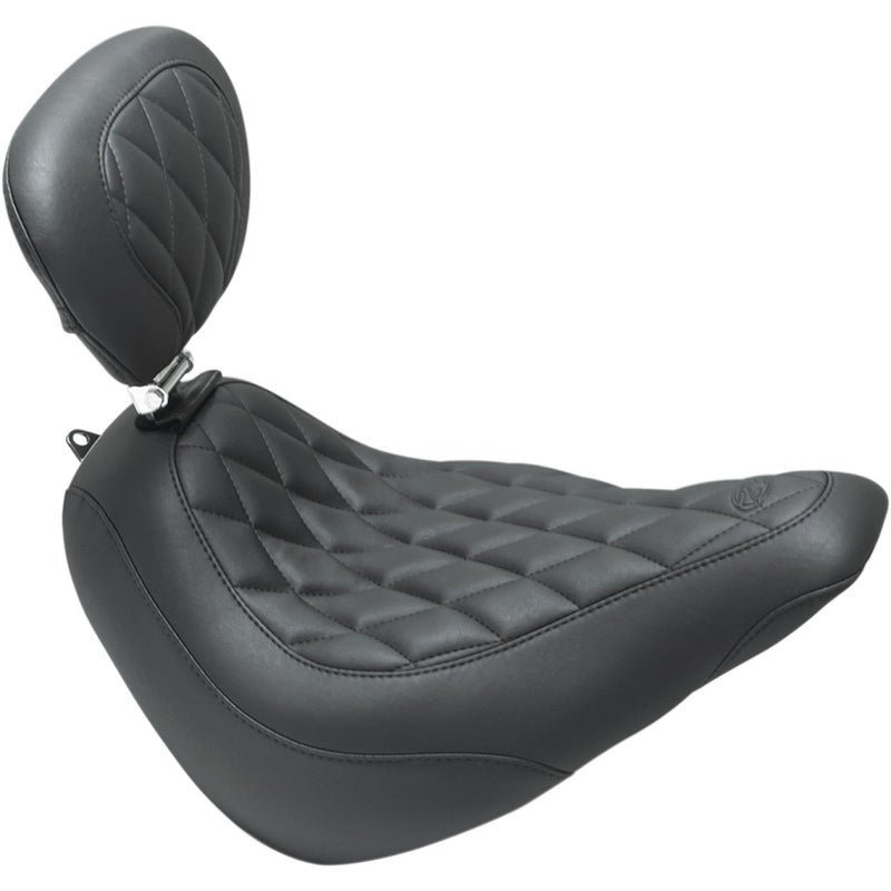Mustang Asiento individual ancho Tripper para Harley
