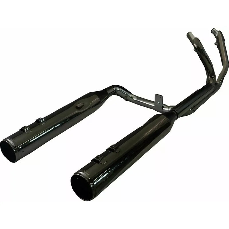 Sistema de escape Khrome Werks Two Step Crossover Dominator para Harley