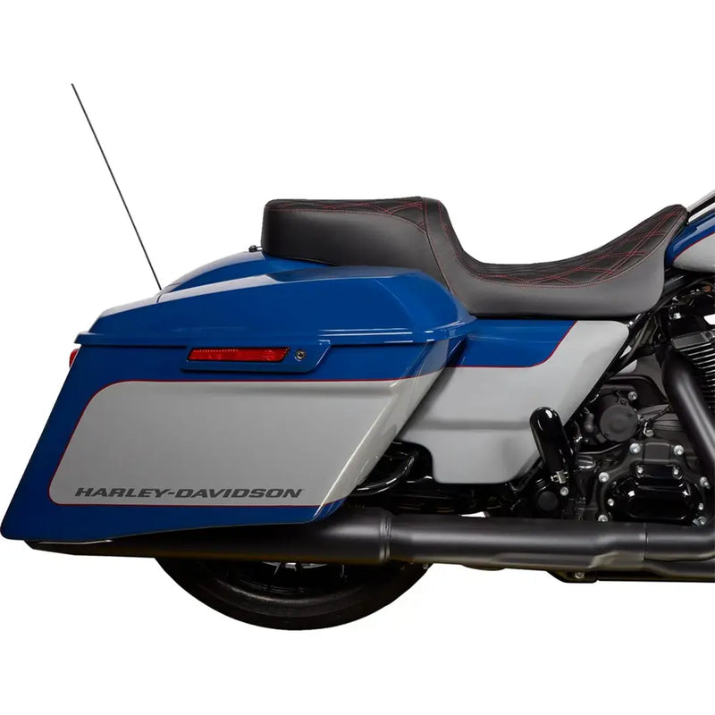 Drag Specialties Asiento Performance Predator para dos personas para Harley 