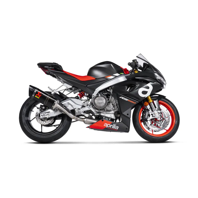 Sistema de escape Akrapovic Racing Line para Aprilia