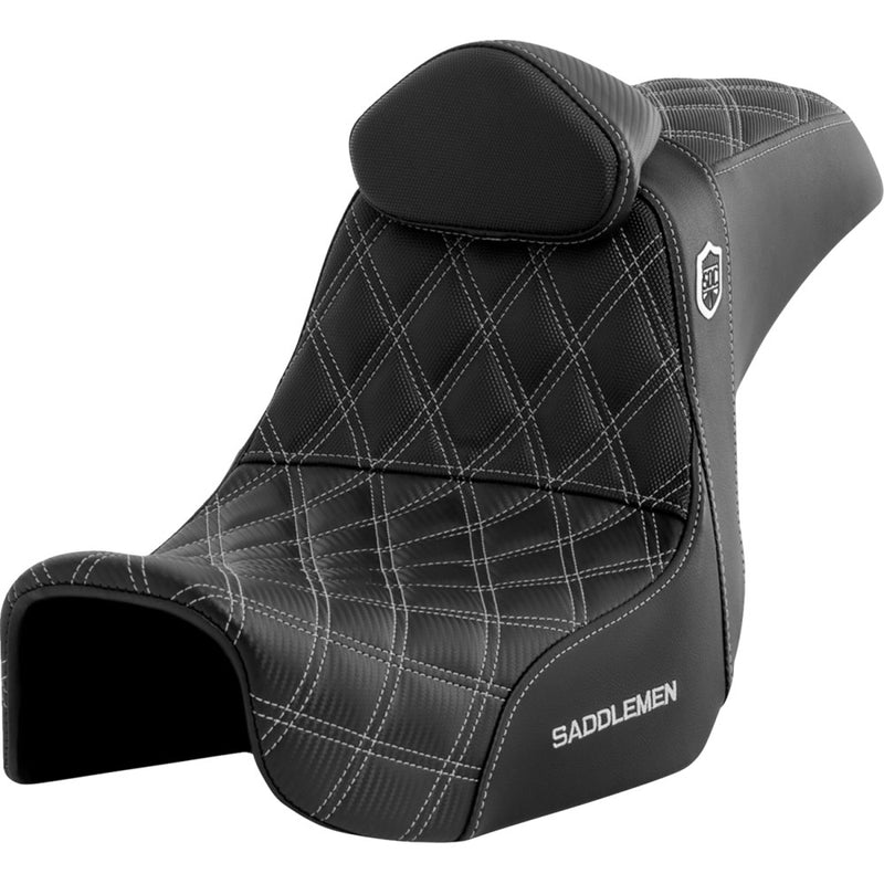 Saddlemen Asiento Pro SDC Performance Gripper Lattice Stitch para Harley