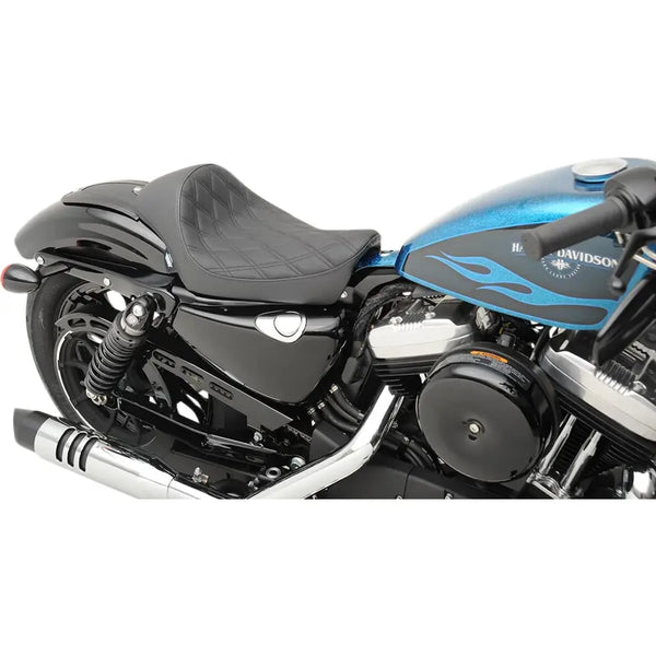 Drag Specialties Asiento individual estilo café para Harley
