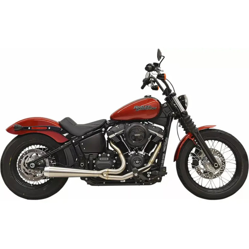 Sistema de escape Bassani Road Rage III inoxidable 2 en 1 para Harley