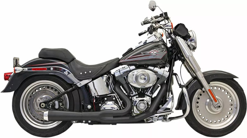 Sistema de escape Bassani Road Rage Megáfono corto 2 en 1 para Harley