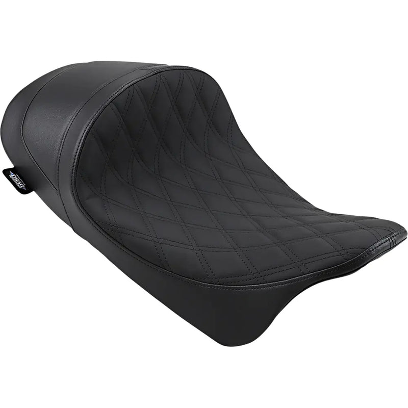 Drag Specialties Asiento solo delantero de perfil bajo EZ-ON para Harley 