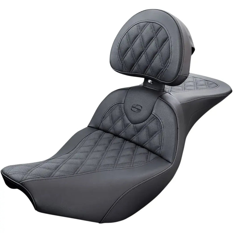 Saddlemen Roadsofa Asiento de punto reticular para Indian