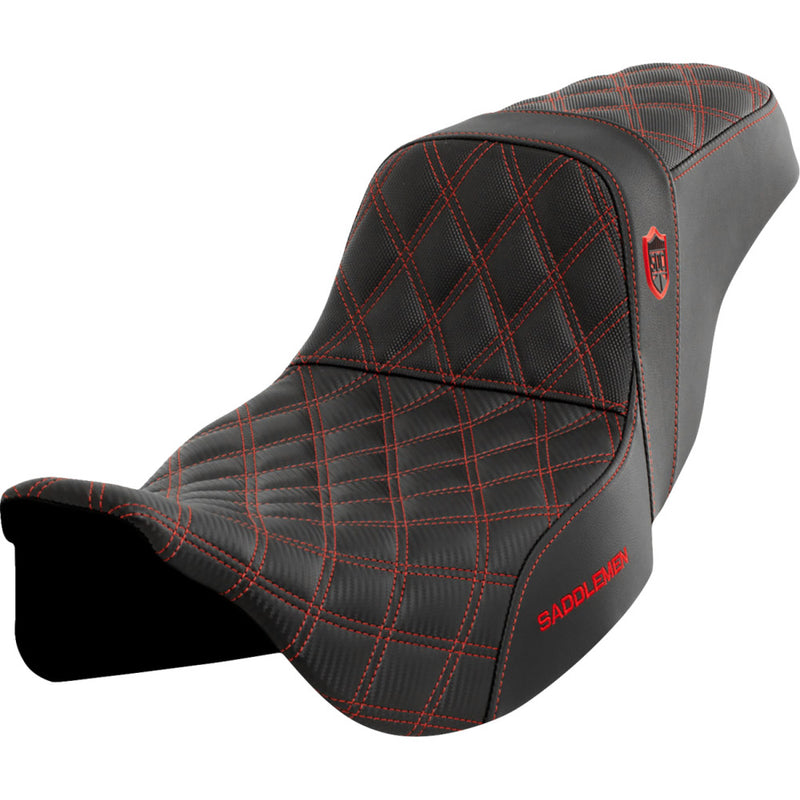 Saddlemen Asiento Pro SDC Performance Gripper Lattice Stitch para Harley