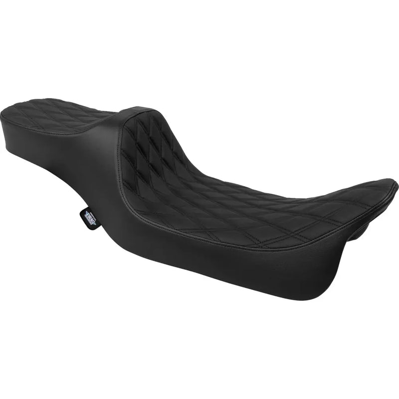Drag Specialties Asiento Predator III 2-Up Extended Reach para Harley