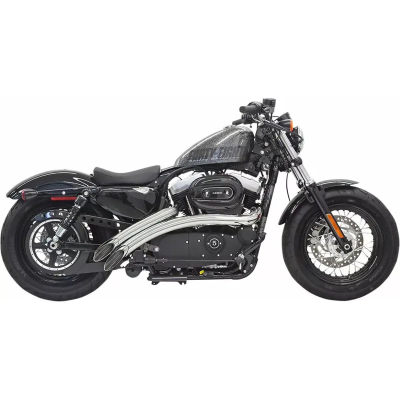 Sistema de escape radial Bassani Sweeper para Harley