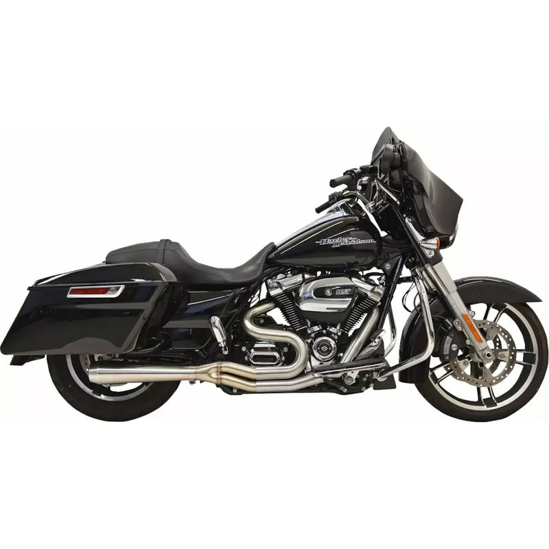 Sistema de escape Bassani Road Rage III inoxidable 2 en 1 para Harley