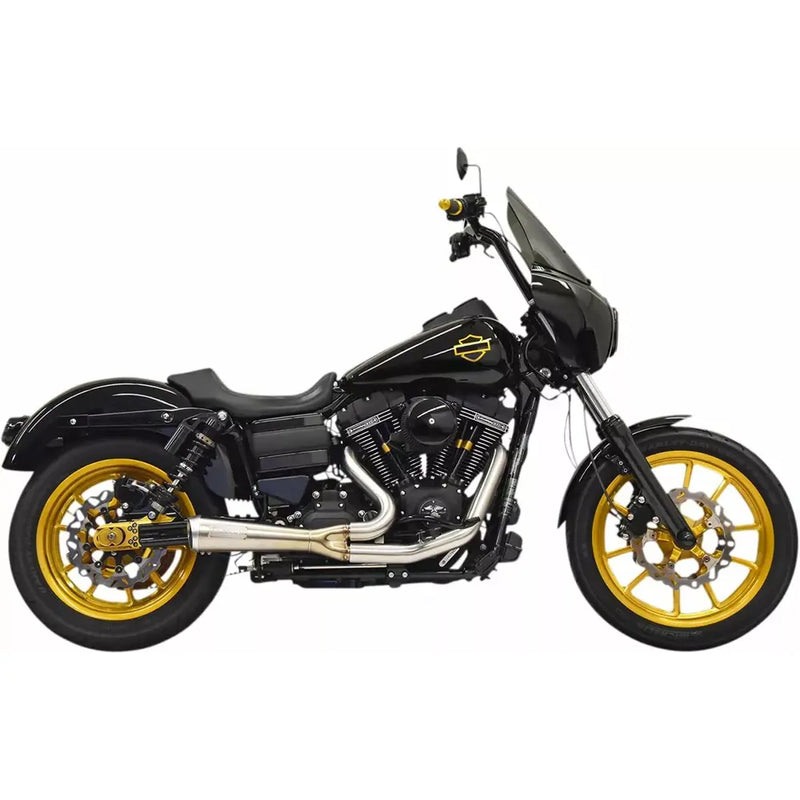 Bassani The Ripper Sistema de escape corto 2 en 1 para Harley