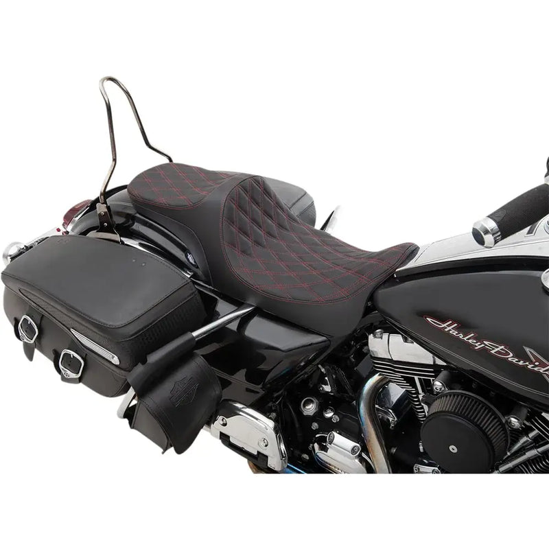 Drag Specialties Asiento Predator III para dos personas para Harley 