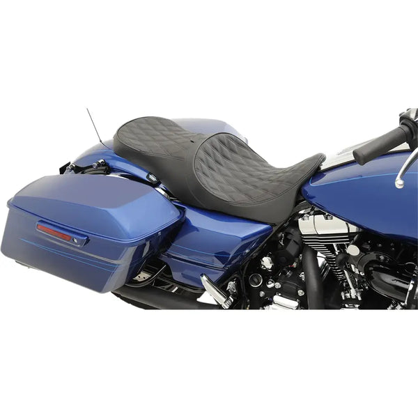 Drag Specialties Asiento delantero de perfil bajo Touring para Harley