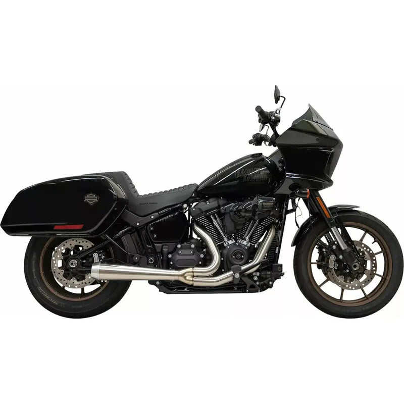 Sistema de escape Bassani Road Rage III inoxidable 2 en 1 para Harley