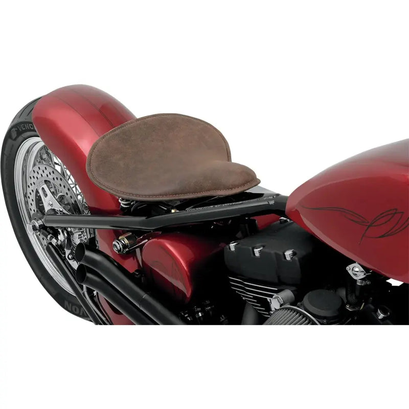 Drag Specialties Asiento individual para motocicleta grande y de perfil bajo con muelles