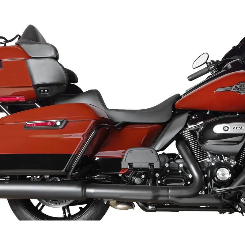 Drag Specialties Asiento Predator III 2-Up Extended Reach para Harley