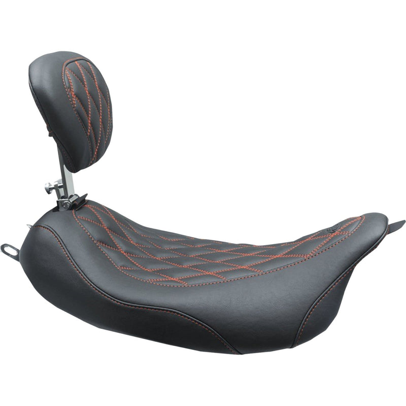 Mustang Asiento individual ancho Tripper para Harley