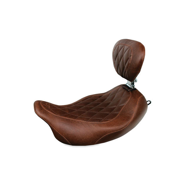 Mustang Asiento individual ancho Tripper para Harley