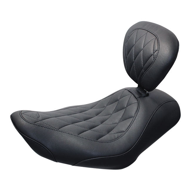 Mustang Asiento individual ancho Tripper para Harley