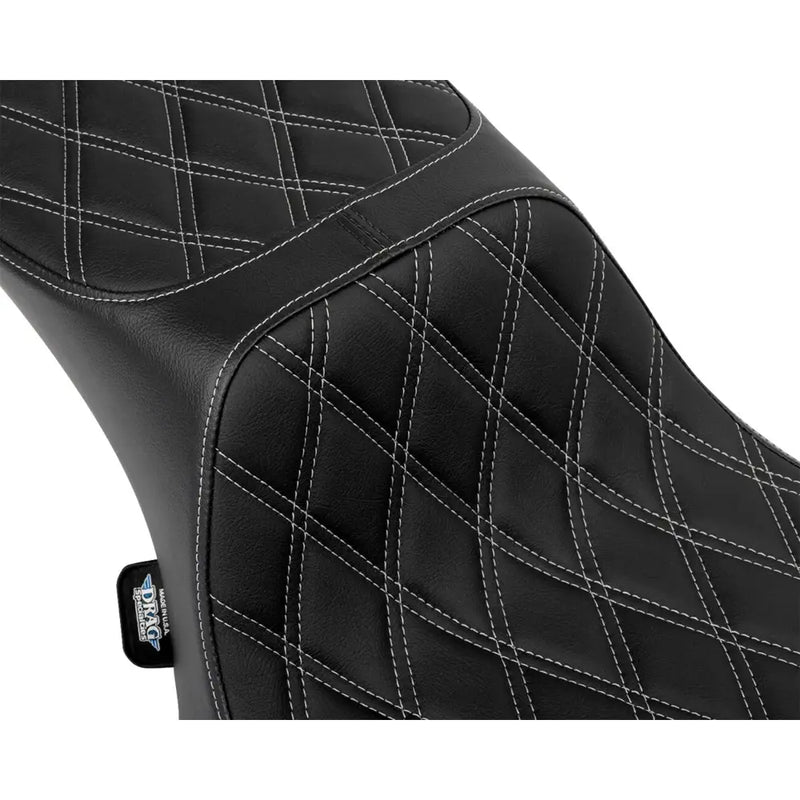 Drag Specialties Asiento Performance Predator 2-Up Extended Reach para Harley