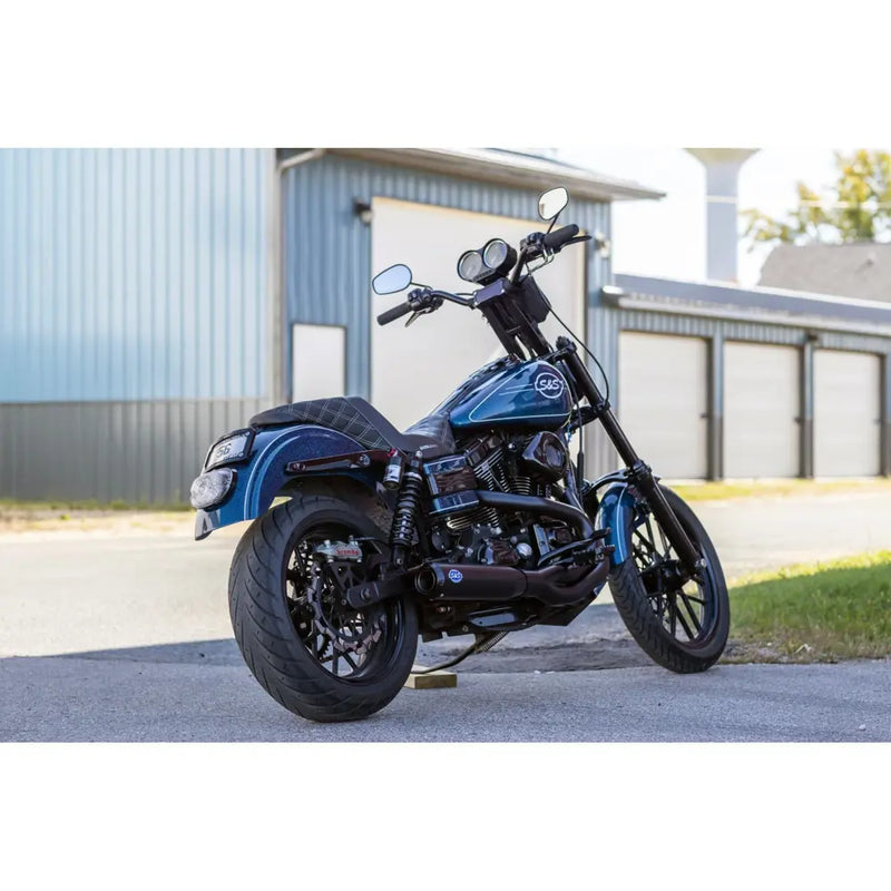 S&S Sistema de escape Qualifier 2 en 1 de acero inoxidable para Harley