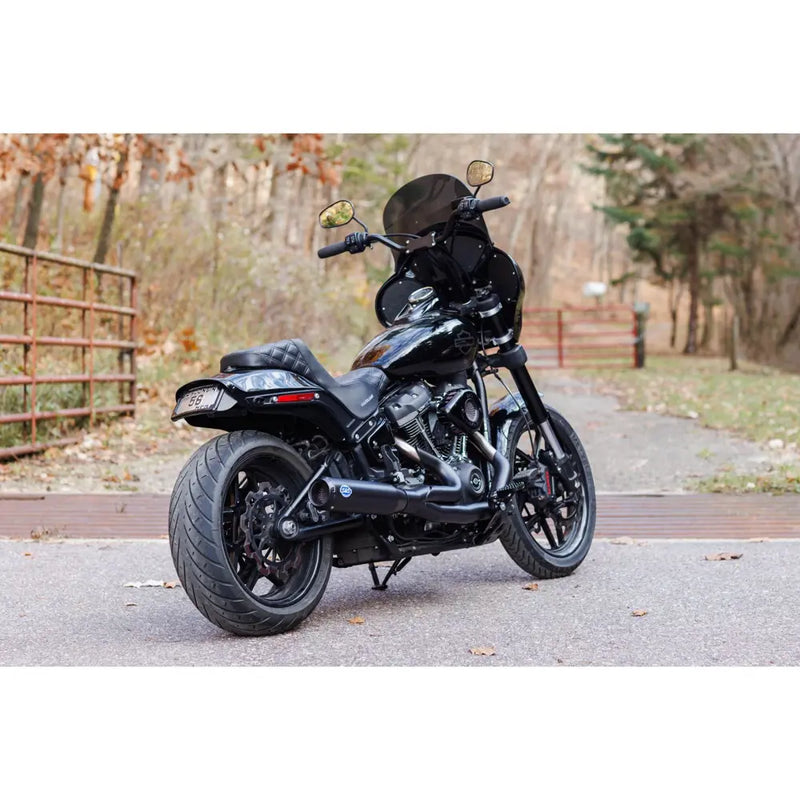 S&S Sistema de escape Qualifier 2 en 1 de acero inoxidable para Harley