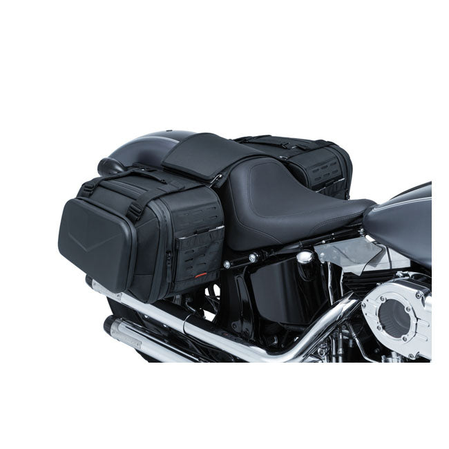Kuryakyn XKursion XB Fast Lane Juego de alforjas para motocicleta con cierre rápido