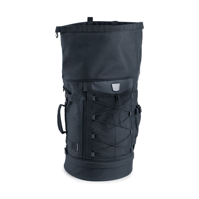 Kuryakyn Bolsa de viaje Momentum Freeloader de 33 litros para moto con respaldo