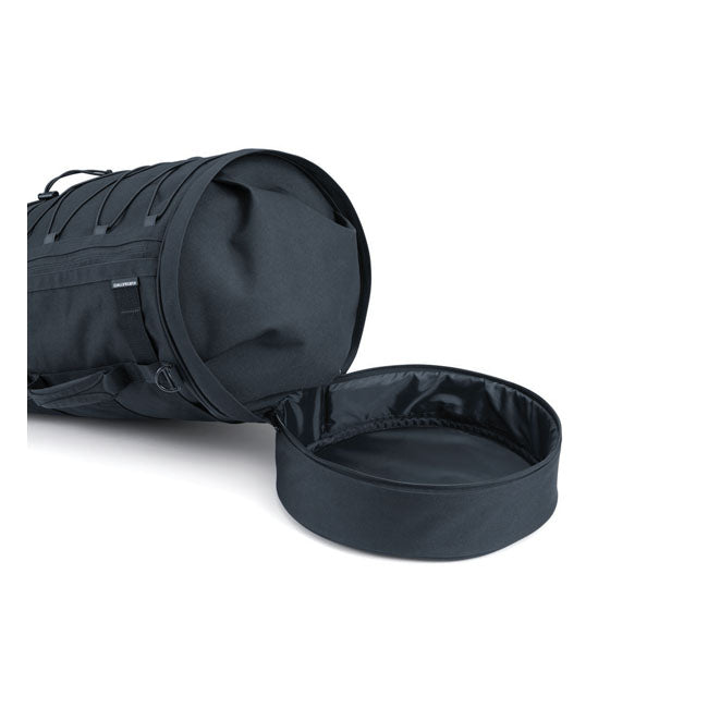 Kuryakyn Bolsa de viaje Momentum Freeloader de 33 litros para moto con respaldo