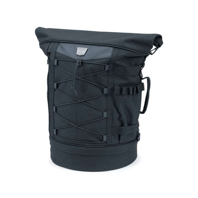 Kuryakyn Bolsa de viaje Momentum Freeloader de 33 litros para moto con respaldo