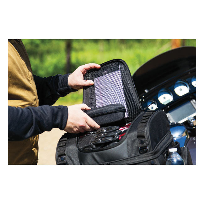 Kuryakyn Bolsa para el respaldo de la motocicleta Momentum Vagabond