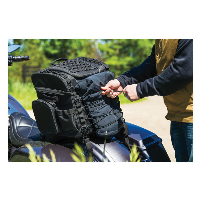 Kuryakyn Bolsa para el respaldo de la motocicleta Momentum Vagabond