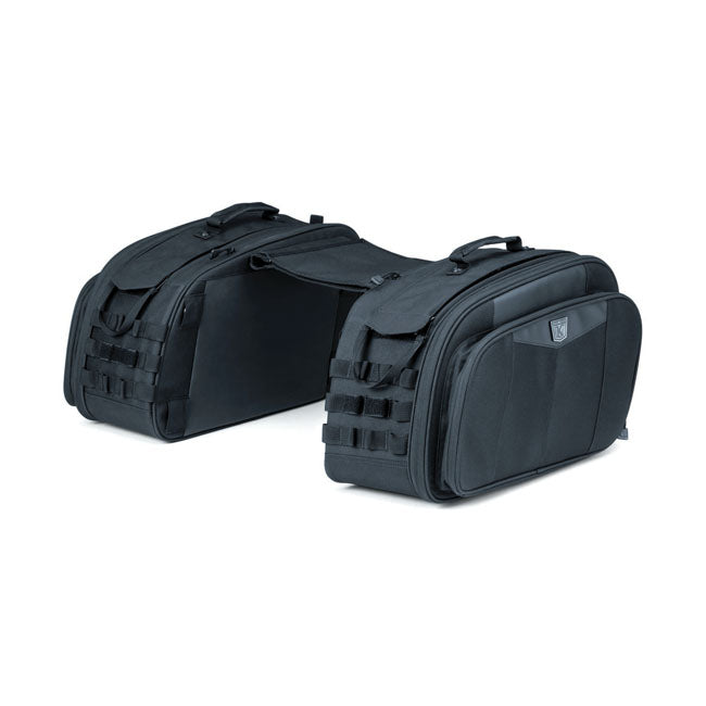 Kuryakyn Juego de alforjas para motocicleta Momentum Outrider 52L Throw-Over