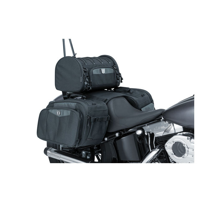 Kuryakyn Juego de alforjas para motocicleta Momentum Outrider 52L Throw-Over