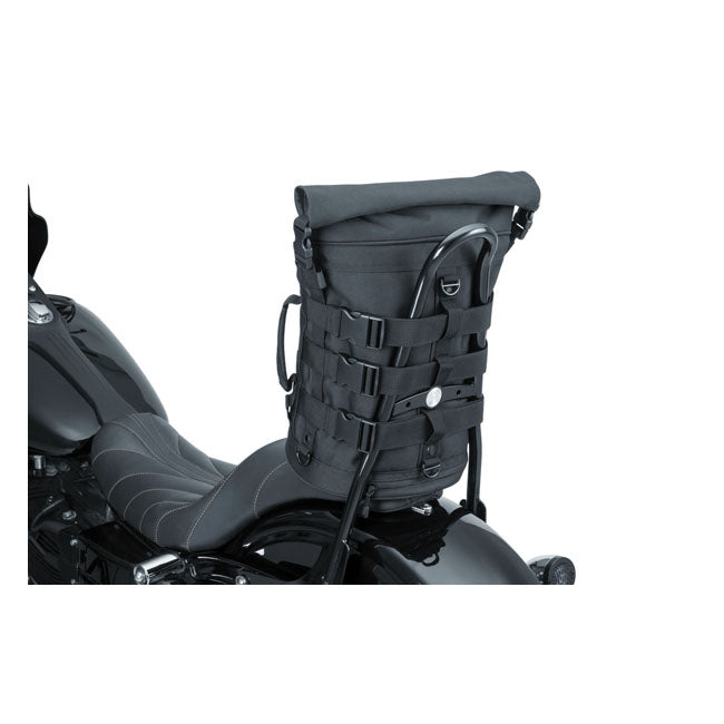 Kuryakyn Bolsa de viaje Momentum Deadbeat 23L para motocicleta con respaldo