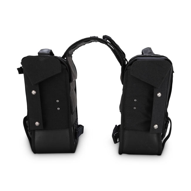 Burly Juego de alforjas universales para motocicleta Voyager