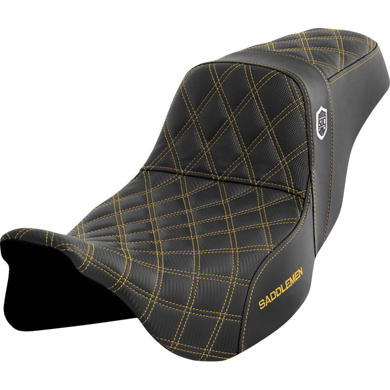 Saddlemen Asiento Pro SDC Performance Gripper Lattice Stitch para Harley