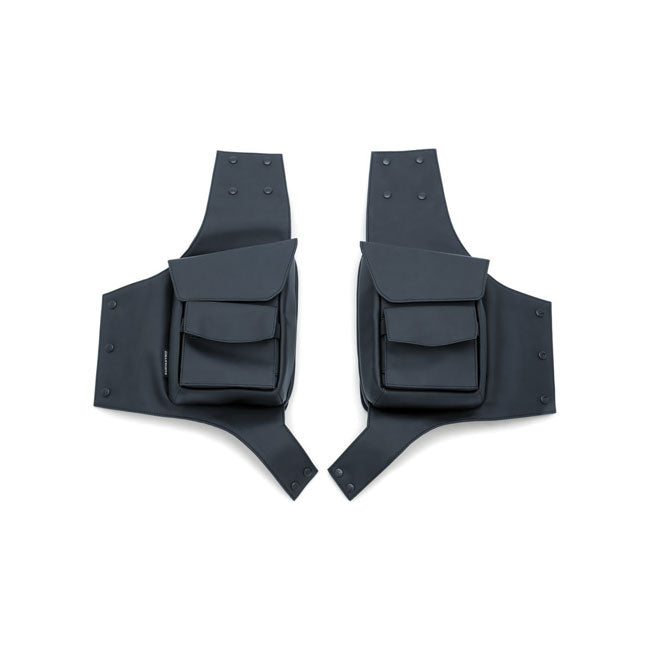 Kuryakyn Juego de bolsas rígidas para guardabarros trasero para Harley