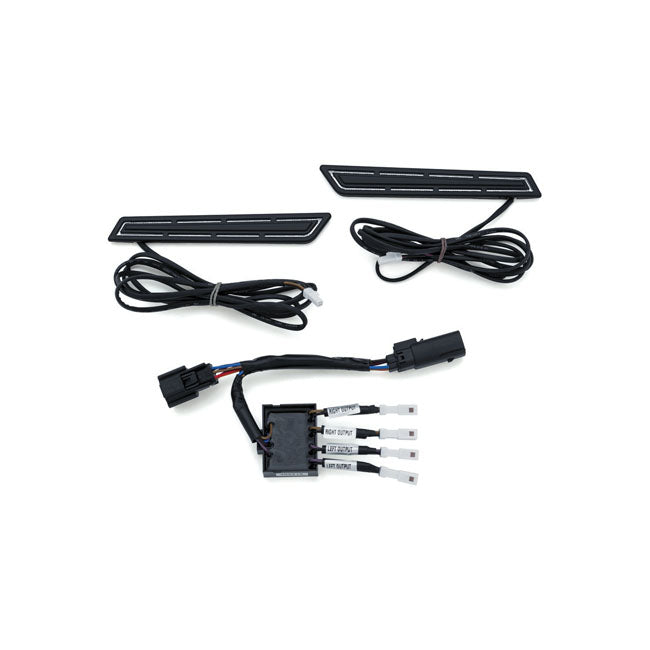 Kuryakyn Luces LED para el cierre de las alforjas de Harley