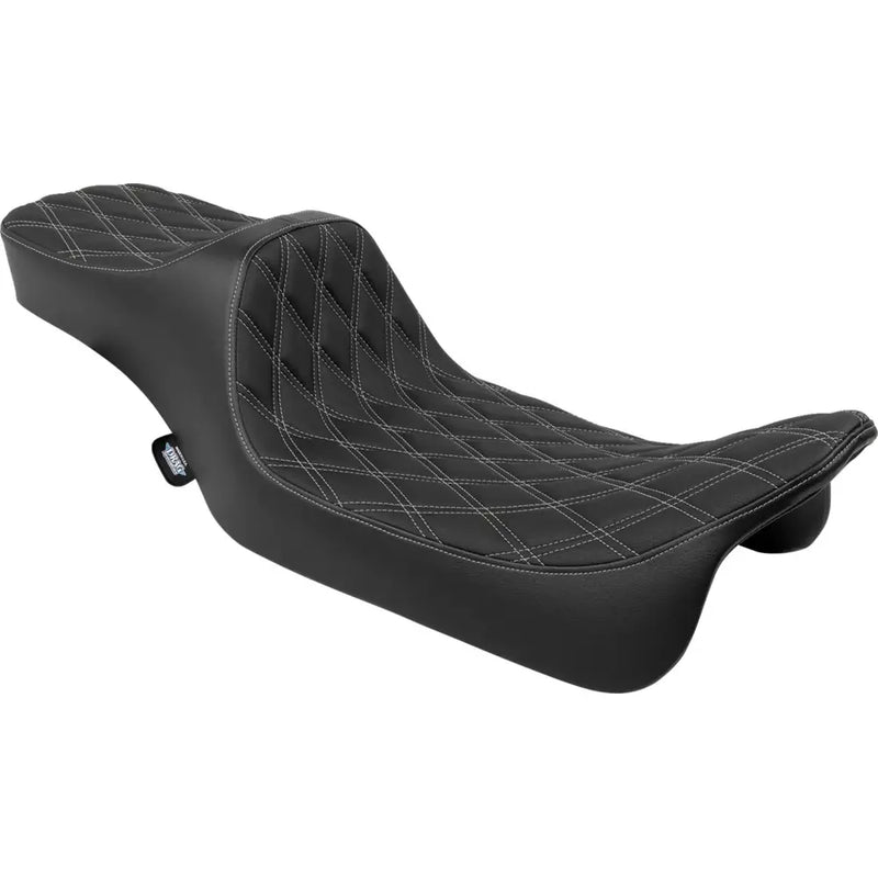Drag Specialties Asiento Predator III 2-Up Extended Reach para Harley