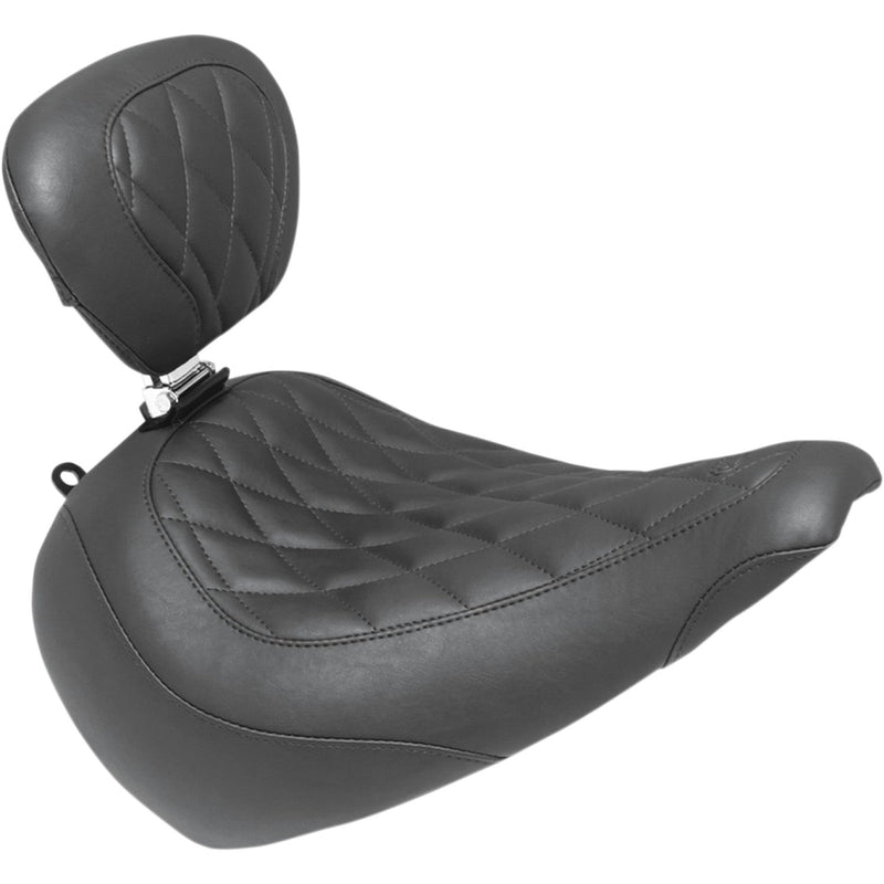 Mustang Asiento individual ancho Tripper para Harley