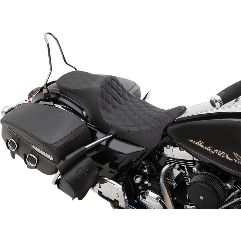 Drag Specialties Asiento Predator III para dos personas para Harley 