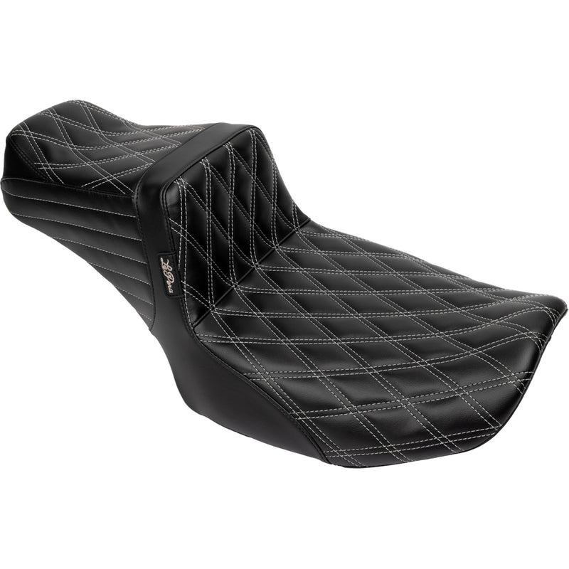 Le Pera Asiento extendido Tailwhip 2-Up Daddy Long Legs para Harley