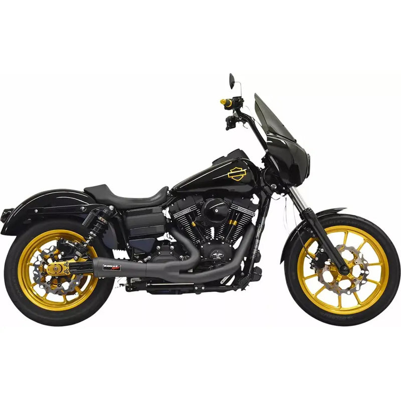 Bassani The Ripper Sistema de escape corto 2 en 1 para Harley