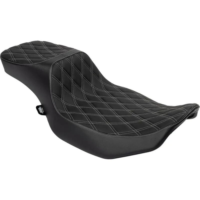 Drag Specialties Asiento Performance Predator 2-Up Extended Reach para Harley