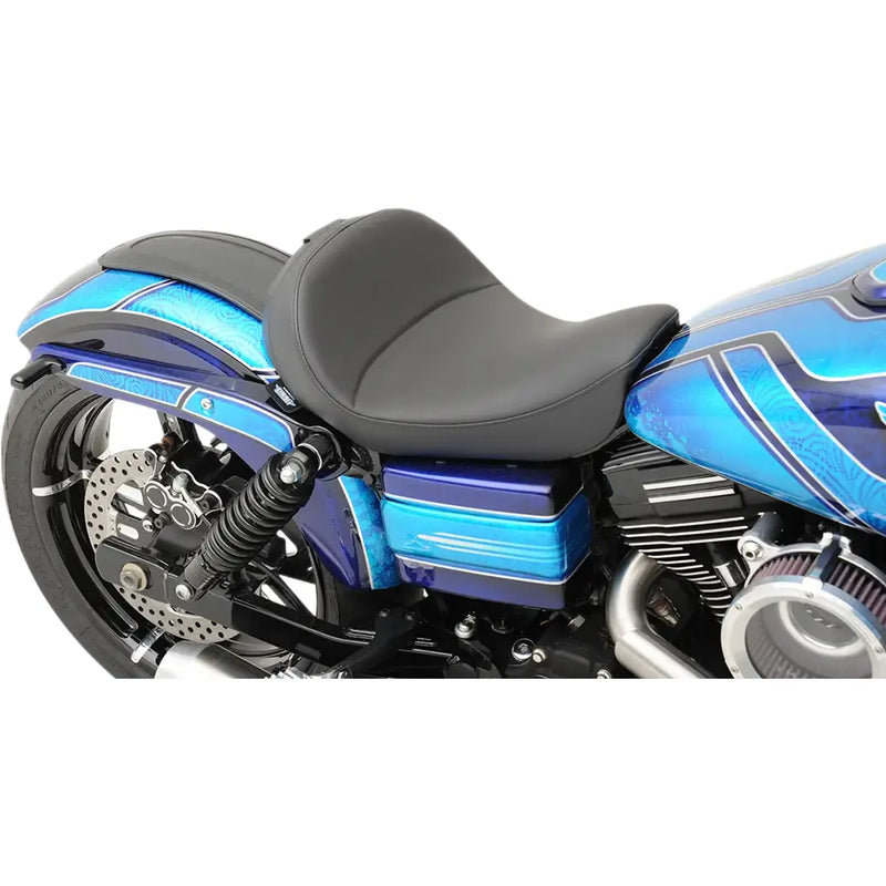 Drag Specialties Asiento individual con respaldo para Harley